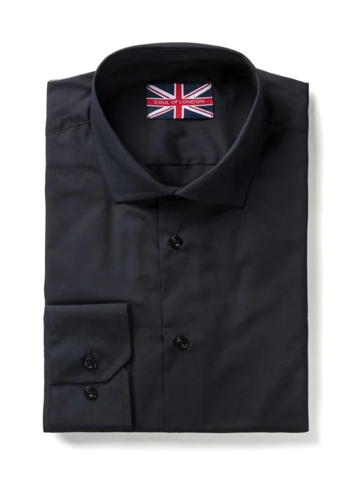 Chemise Habillée -Modeel Egante Magasin A03 SO706 BK1