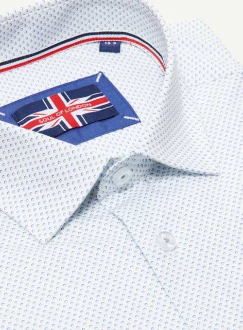 Chemise Habillée à Micro Points -Modeel Egante Magasin A03 SODL251702 GR2 scaled