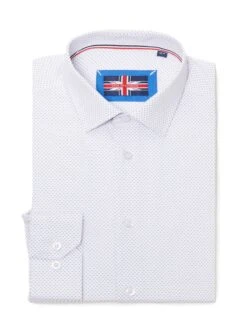 Chemise Habillée à Micro Points