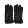 Gants Noirs à Coutures Centrales -Modeel Egante Magasin A09 CR54 M216 BK
