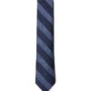 Cravate Bleue à Rayures -Modeel Egante Magasin A10 47899 NY