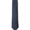 Cravate Marine à Médaillons Bleus -Modeel Egante Magasin A10 APK3873 BL