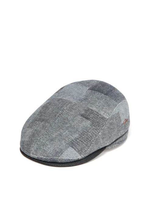 Casquette à Carreaux Gris