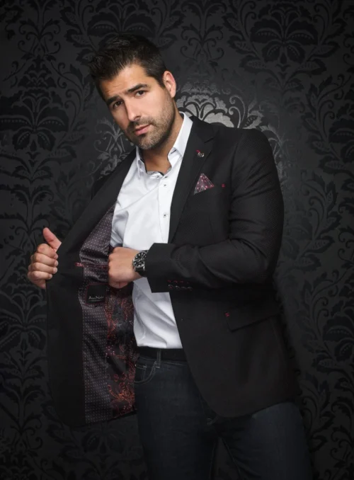 Veston à Micro Carreaux 'Giancarlo'