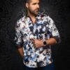 Chemise à Motif Aquarelle 'Magnus' -Modeel Egante Magasin A23 MAGNUS BL f6229ea9 c45c 4b04 bbad 8434a7aeee41