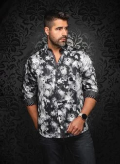 Chemise à Motif De Cercles 'Rosarugosa'