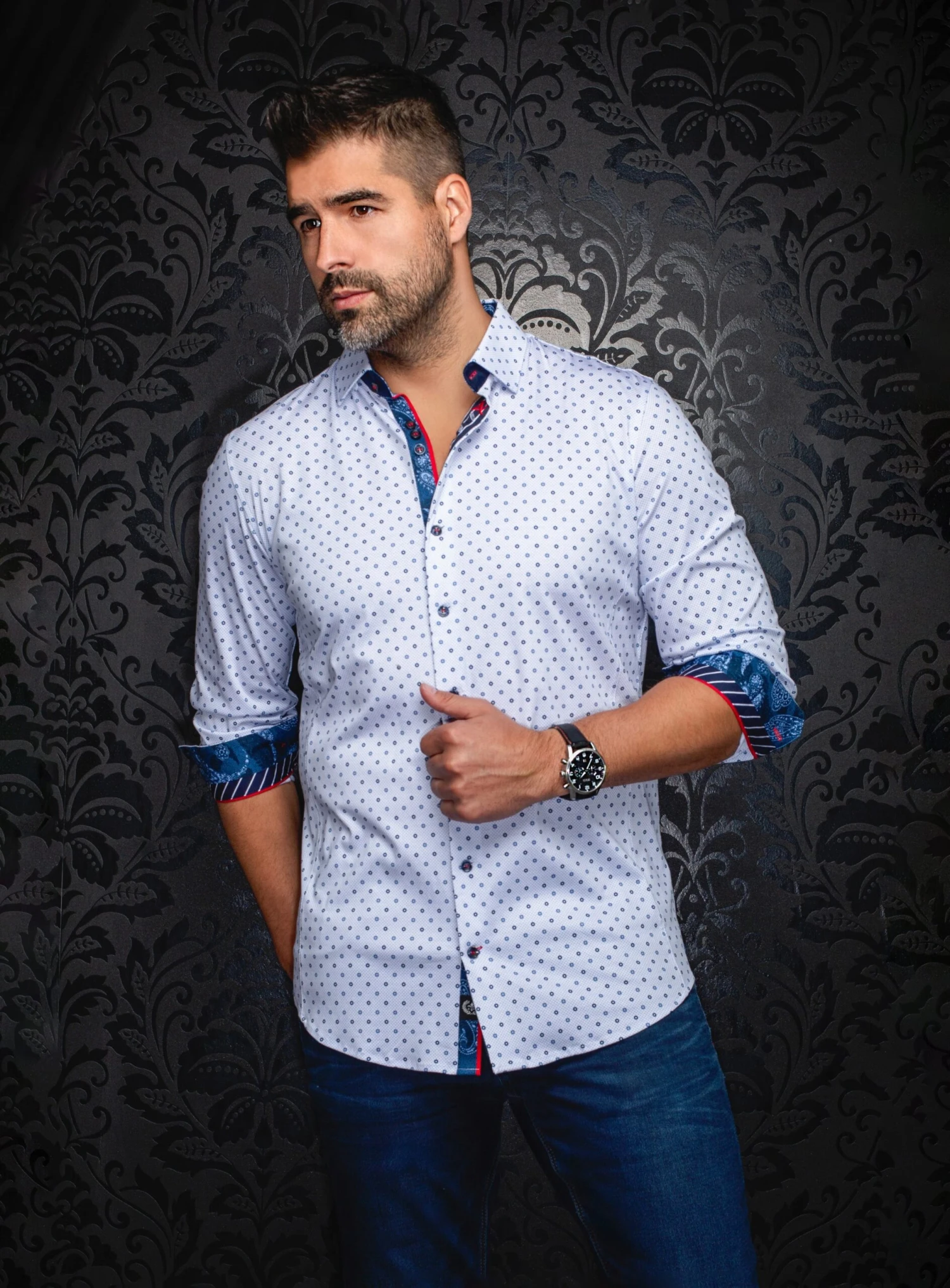 Chemise à Motif D'étoiles 'Starscream' 3 Chemise à Motif D'étoiles 'Starscream'