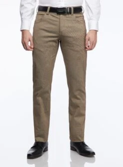 Pantalon Habillé En Sergé Uni