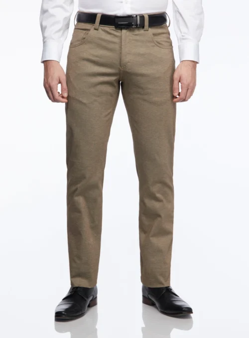 Pantalon Habillé En Sergé Uni