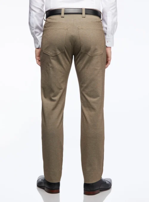 Pantalon Habillé En Sergé Uni -Modeel Egante Magasin B00 EO591895 BG3 scaled