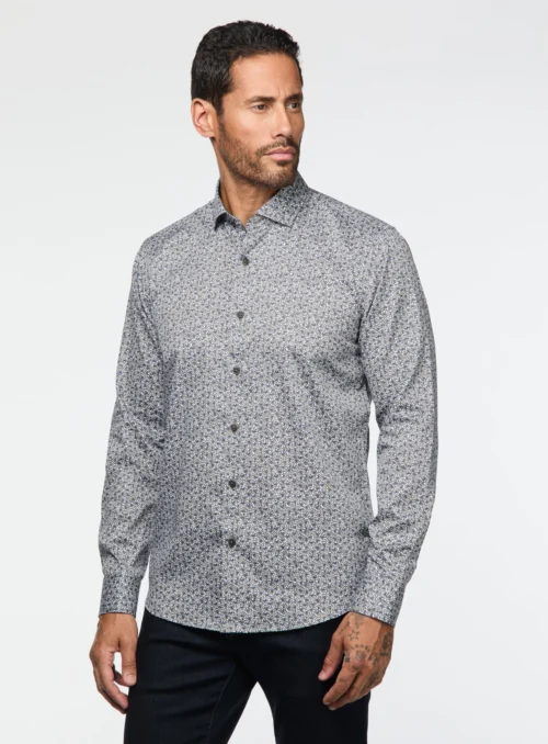 Chemise Satinée à Motif De Tourbillons -Modeel Egante Magasin B07 2512724 OL scaled