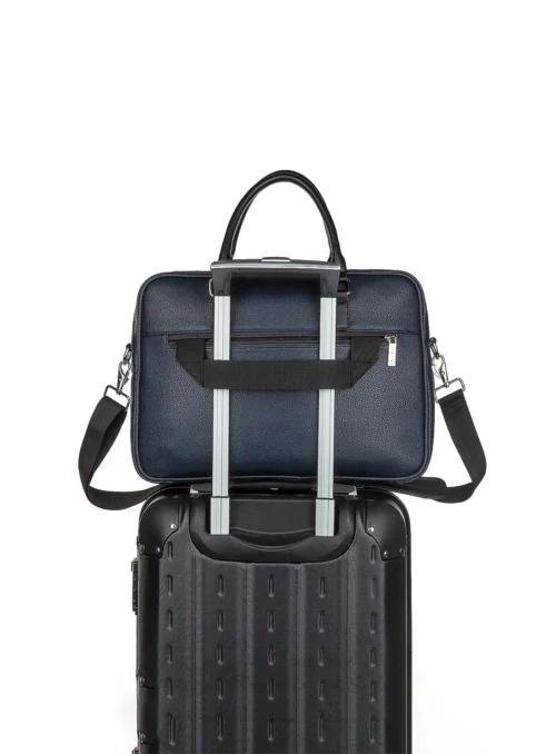 Bugatti Porte-document En Cuir 'Contrast' 13 Bugatti Porte-document En Cuir 'Contrast' -Modeel Egante Magasin B21 EXB2161BU NY 5