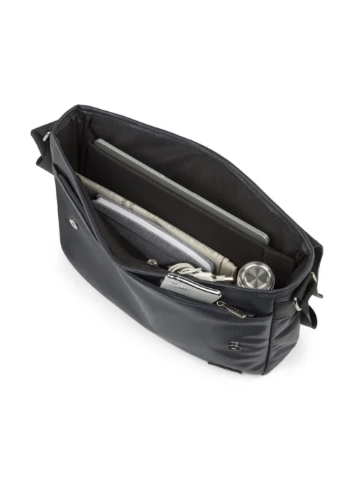 Bugatti Sac Messager En Cuir 'Contrast' -Modeel Egante Magasin B21 MSG2505BU NY3