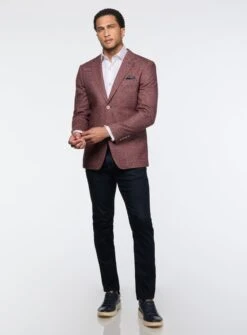 Veston En Jersey Framboise -Modeel Egante Magasin B25 4503604E RSB