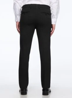Pantalon Habillé à Micro Motif -Modeel Egante Magasin C04 021B5PHT BK3