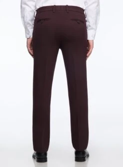 Pantalon Habillé à Micro Motif -Modeel Egante Magasin C04 021B5PHT WN3