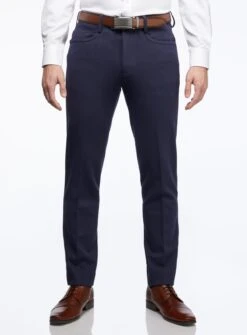 Pantalon Habillé En Sergé Extensible