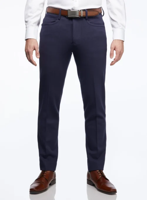 Pantalon Habillé En Sergé Extensible