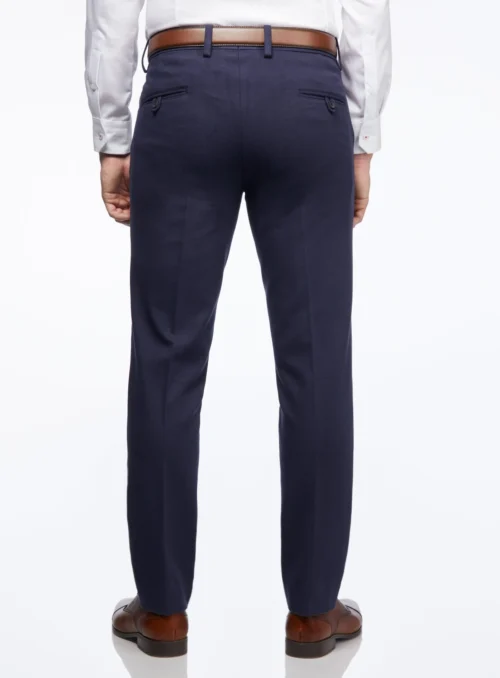 Pantalon Habillé En Sergé Extensible 13 Pantalon Habillé En Sergé Extensible -Modeel Egante Magasin C04 04F22PHT BL3 scaled