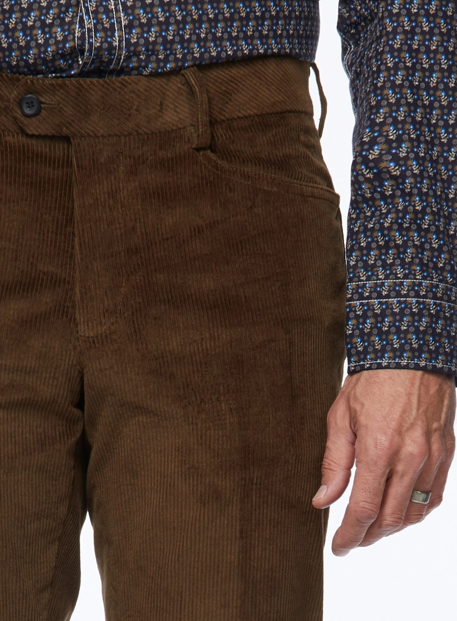 Pantalon En Velours 4 Pantalon En Velours â Image 2