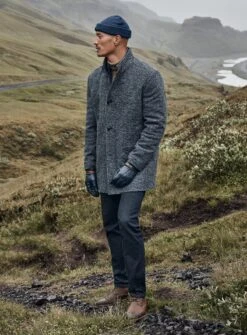 Pardessus En Tricot Pied-de-poule