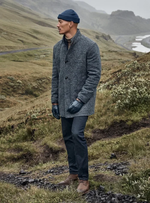 Pardessus En Tricot Pied-de-poule