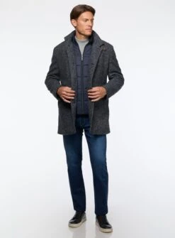 Pardessus En Tricot Pied-de-poule -Modeel Egante Magasin C15 4505916 NY2