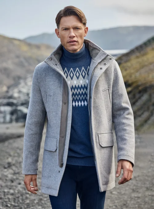 Pardessus En Tricot Sergé