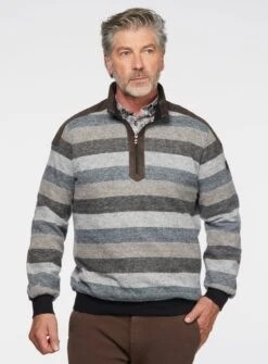 Chandail Ă Rayures Grises