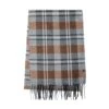 Foulard à Carreaux Gris Et Cuivre -Modeel Egante Magasin D12 4523690 CP