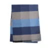 Foulard à Chevrons Marine Et Brun -Modeel Egante Magasin D12 4523694 NY scaled