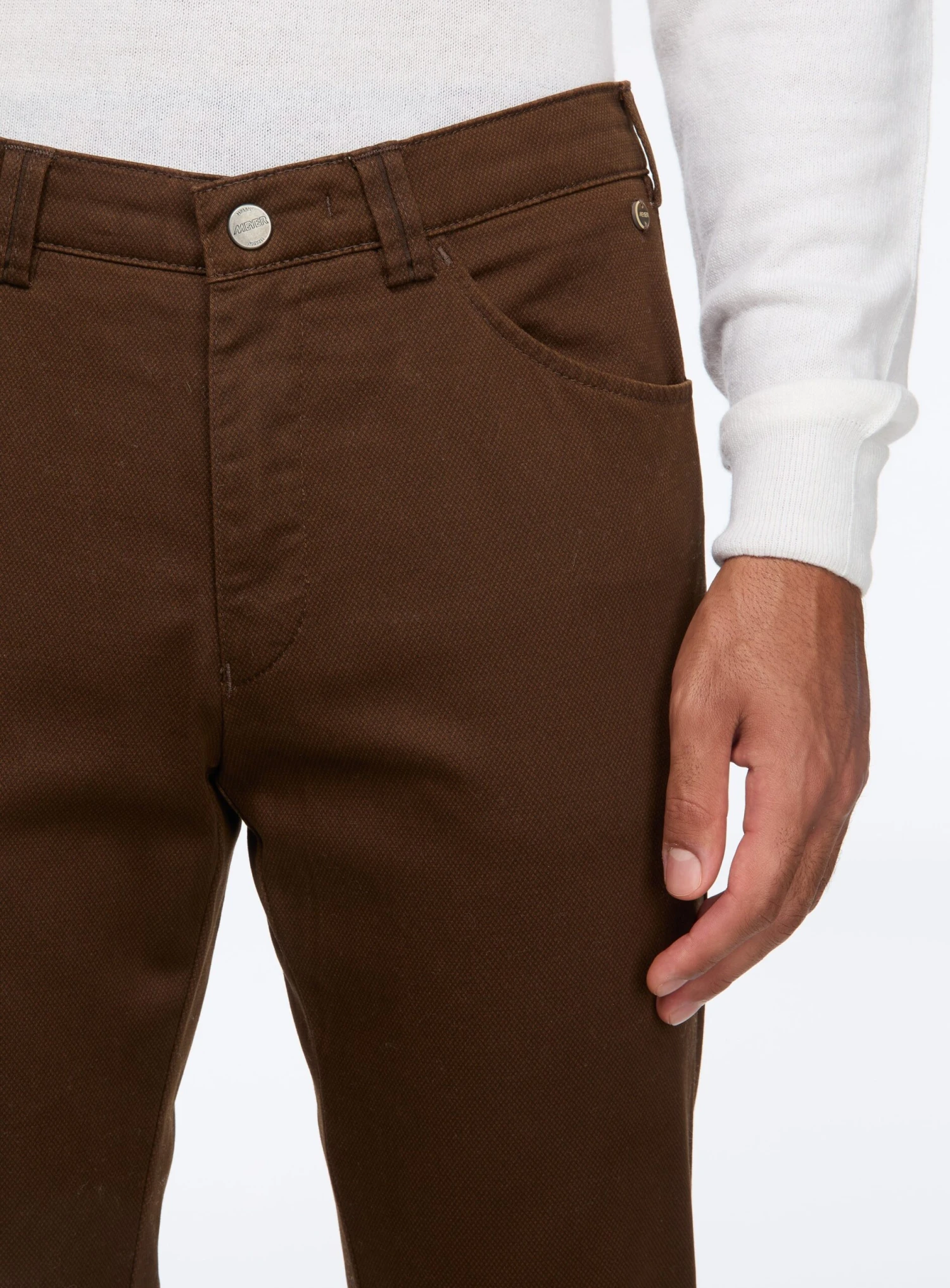 Meyer Chino à Micro Texture 'DUBLIN5654' 4 Meyer Chino à Micro Texture 'DUBLIN5654' – Image 2