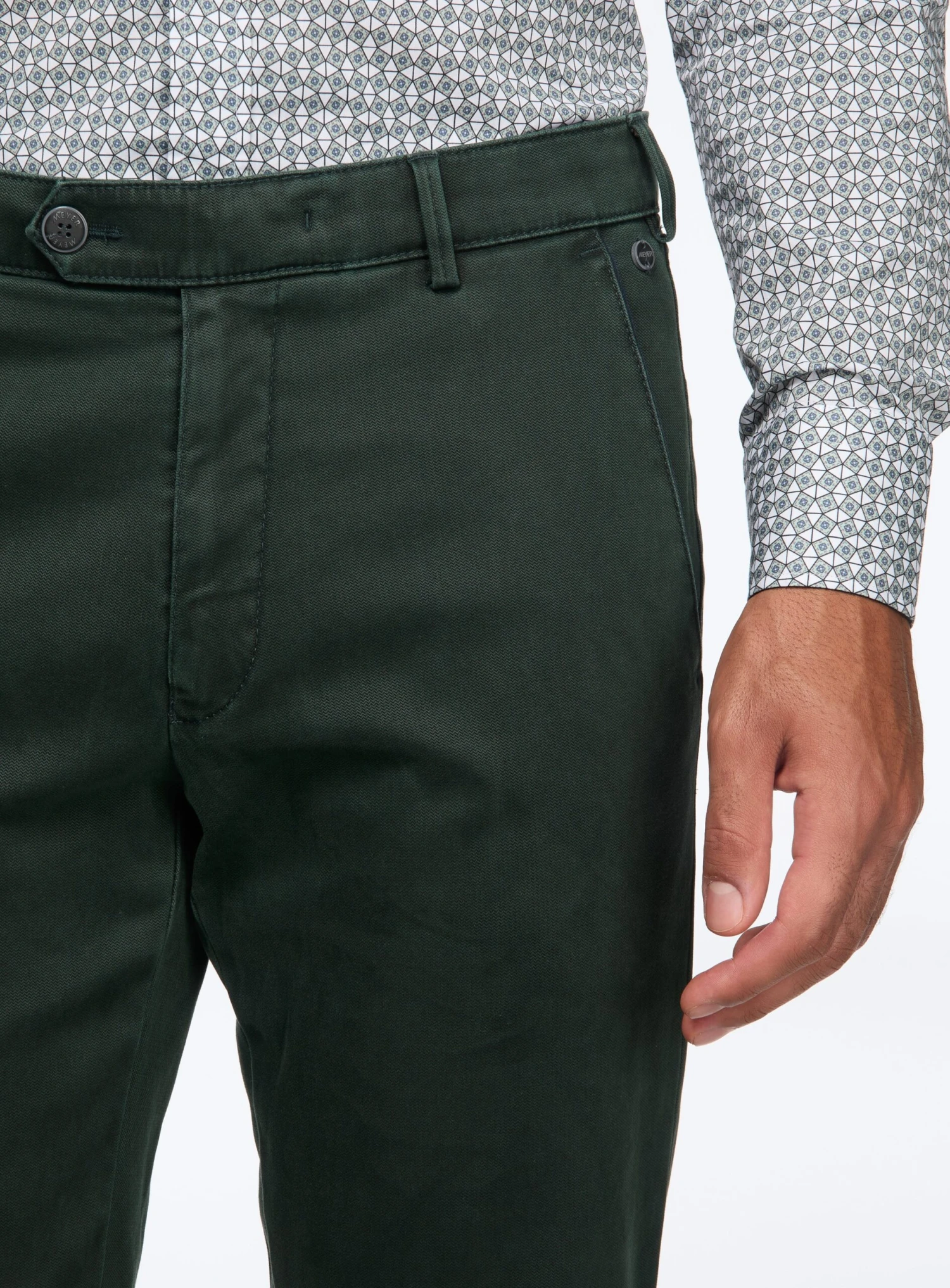 Meyer Chino En Coton Texturé 'NEWYORK5617' 4 Meyer Chino En Coton Texturé 'NEWYORK5617' – Image 2