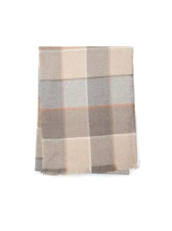 Foulard En Cachemire à Carreaux