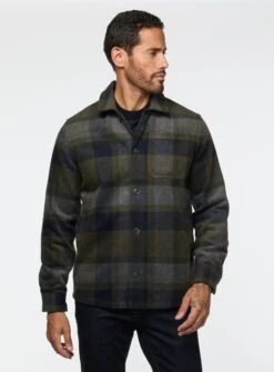 Surchemise à Grand Carreaux -Modeel Egante Magasin F18 526701 GR