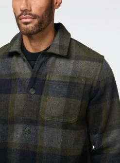 Surchemise à Grand Carreaux -Modeel Egante Magasin F18 526701 GR2