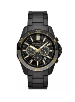 Armani Exchange Montre Chronographe Noire