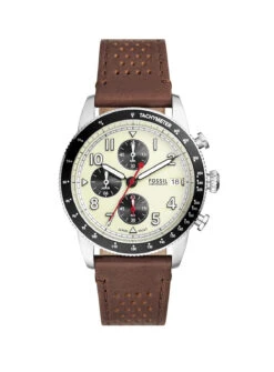 Fossil Montre Brune 'Sport Tourer' Chronographe