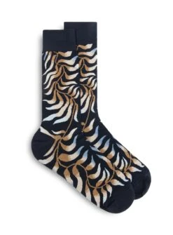Chaussettes à Motif De Feuilles