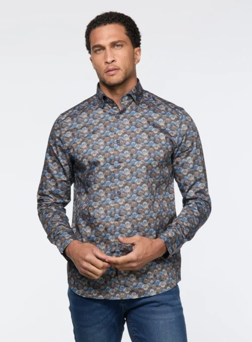 Chemise à Motif De Feux D’artifice