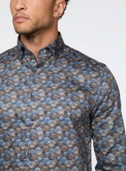 Chemise à Motif De Feux D’artifice -Modeel Egante Magasin G17 2512720 NY2