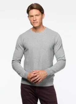 Chandail Col Rond En Tricot Texturé -Modeel Egante Magasin H10 4515928 GY