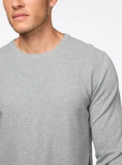 Chandail Col Rond En Tricot Texturé -Modeel Egante Magasin H10 4515928 GY2