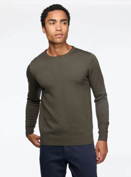 Chandail Avec Empiècement Aux Coudes -Modeel Egante Magasin H10 4515929 KH scaled