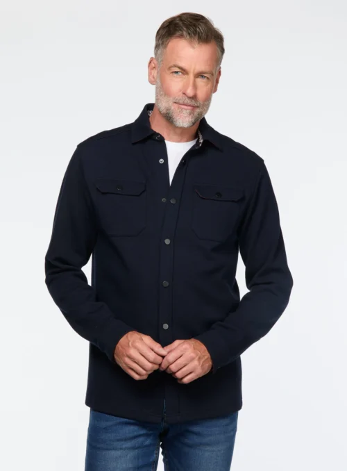 Surchemise En Sergé Marine