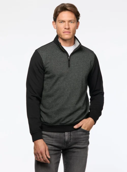 Chandail à Deux Tons -Modeel Egante Magasin H18 4515950 BK scaled