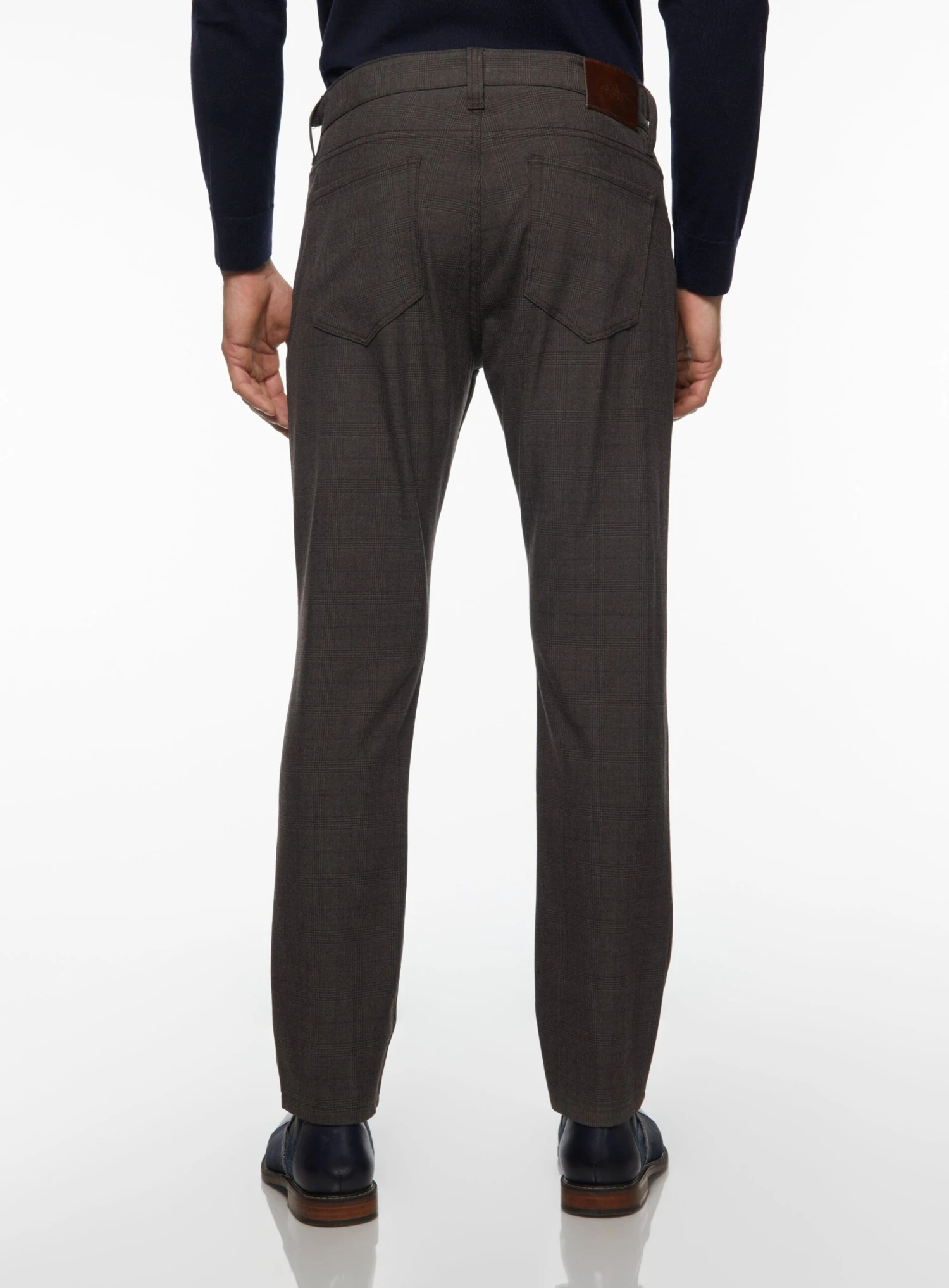 Jeans 'Cool' Brun à Carreaux 5 Jeans 'Cool' Brun à Carreaux – Image 3