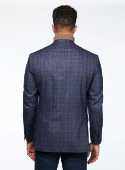 Veston Brun à Carreaux 'Conway' 7 Veston Brun à Carreaux 'Conway' -Modeel Egante Magasin J02 1252412 BR3