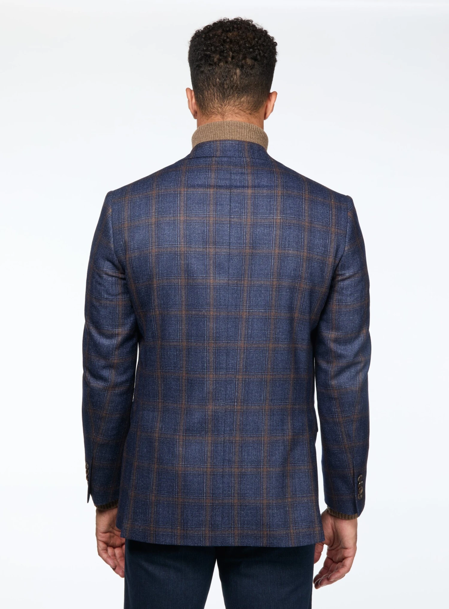 Veston Brun à Carreaux 'Conway' 5 Veston Brun à Carreaux 'Conway' – Image 3
