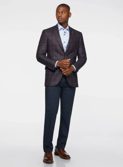 Veston Framboise à Carreaux 'Conway'